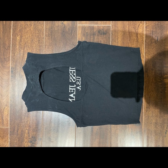 Guess Black crop top - Picture 2 of 2